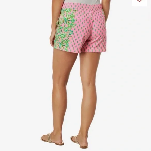 LILLY PULITZER  Women's Katia Mid Rise Shorts Size Large - Picture 2 of 15